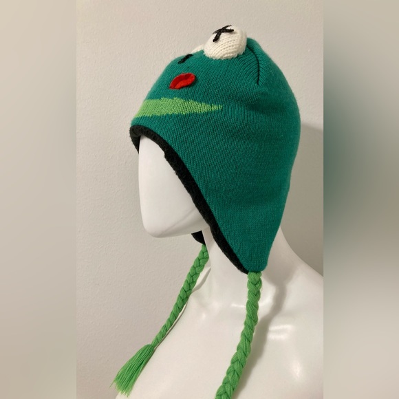 Laplander Beanie Cap - Bioworld - New Frog Wink Plush Eyes w/Loop unisex - Picture 4 of 7